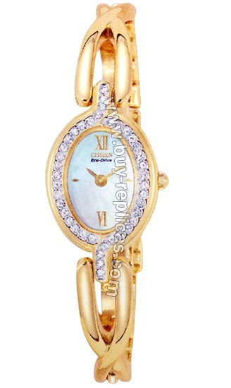 Citizen Silhouette Bangle Eco-Drive Womens Watch EW8732-55D