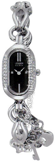 Citizen Silhouette Charm Bracelet Eco-Drive Womens Watch EG2280-51E