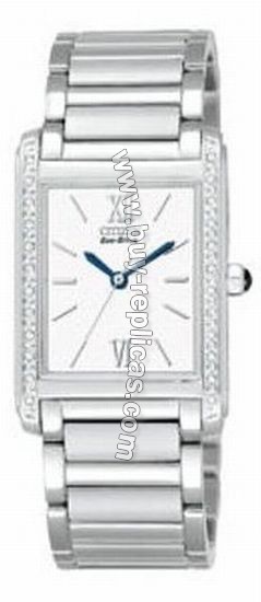 Citizen Palidoro Eco-Drive Stainless Steel Diamonds Ladies Watch  EP5730-51A