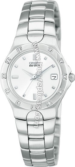 Citizen Corso Diamond Steel Ladies Watch EW0730-54A