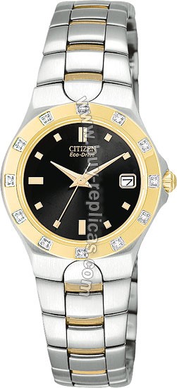 Citizen Corso Diamond Two-Tone Steel Ladies Watch EW0734-53E