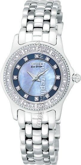 Citizen Riega Diamond Steel Ladies Watch EP5630-55Y