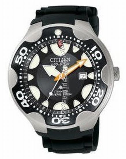 Citizen Eco-Drive Professional Diver Black Titanium Mens Watch BN001515E