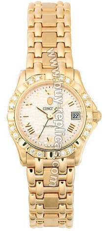 Concord Saratoga SL 18kt Yellow Gold Diamond Ladies Watch 0307574