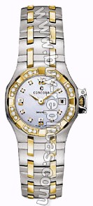 Concord Saratoga Diamond 18kt Yellow Gold And Steel Mini Ladies Watch 0310566