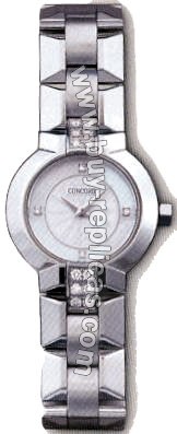 Concord La Scala 18kt White Gold Diamond Ladies Watch 0309200