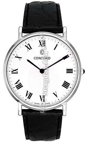 Concord Bennington Steel Black Mens Watch 0310664