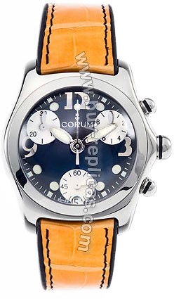 Corum Bubble Steel Orange Ladies Watch 196-150-20-0F14-FM30R