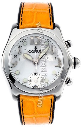 Corum Bubble Steel Orange Ladies Watch 196-150-20-0F14-EB30S