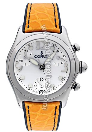 Corum Bubble Steel Orange Ladies Watch 196-250-20-0F14-EB30R