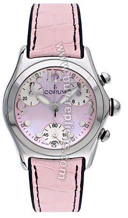 Corum Bubble Steel Pink Ladies Watch 196-250-20-0F08-PN96R