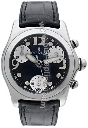 Corum Bubble Steel Black Ladies Watch 196-150-20-0F01-FM30R