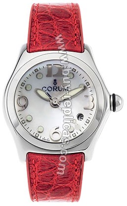 Corum Bubble Steel Red Ladies Watch 039-250-20-0F06-PN94S