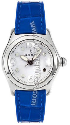 Corum Bubble Steel Blue Ladies Watch 039-250-20-0F03-PN94R