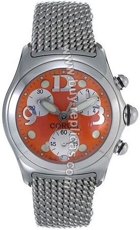 Corum Bubble XL Steel Orange Mens Watch 396-150-20-B100-FO30R