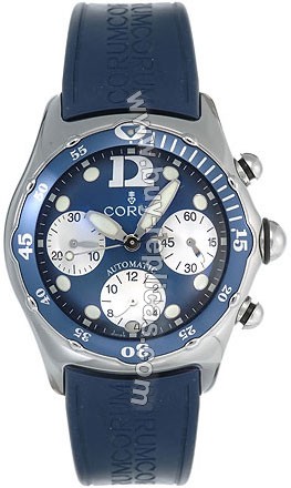 Corum Bubble XL Steel Blue Mens Watch 285-180-20-0F73-EE40R