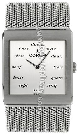 Corum Buckingham Steel Silver Mens Watch 157-181-20-B200-BA44