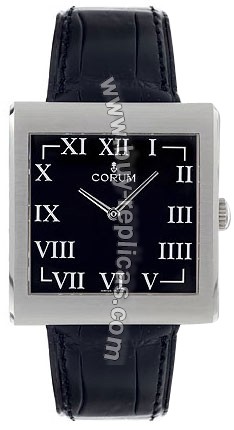 Corum Buckingham Steel Black Mens Watch 157-181-20-0001-BN44