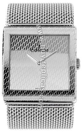 Corum Buckingham Steel Silver Mens Watch 157-171-20-B200-BA34