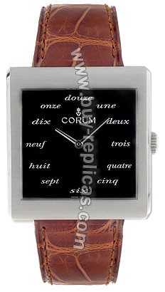 Corum Buckingham Steel Brown Mens Watch 138-181-20-0002-BN44