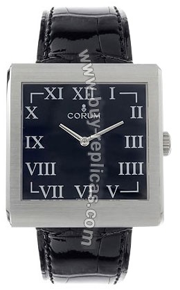 Corum Buckingham Steel Black Mens Watch 138-181-20-0001-BN42