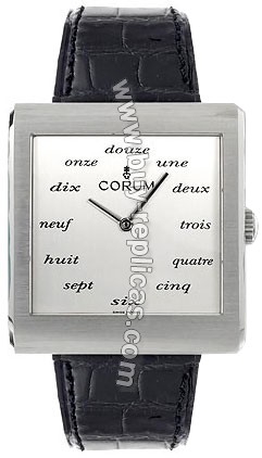 Corum Buckingham Steel Black Mens Watch 138-181-20-0001-BA44