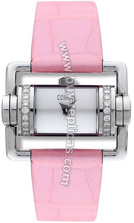 Corum Horizontal Diamond Steel Pink Ladies Watch 130-330-47-0138-PN34