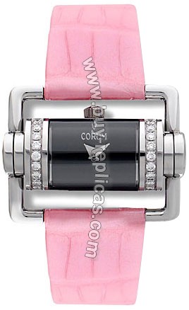 Corum Horizontal Diamond Steel Pink Ladies Watch 130-330-47-0138-BN34