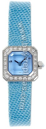 Corum Sugar Cube Diamond Steel Blue Ladies Watch 137-426-47-0121-EB34