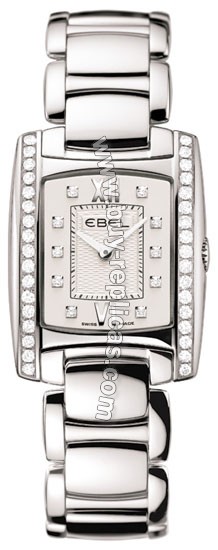 Ebel Brasilia Steel Diamond Ladies Watch 1215606