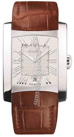 Ebel Brasilia Steel Brown Mens Watch 1215600