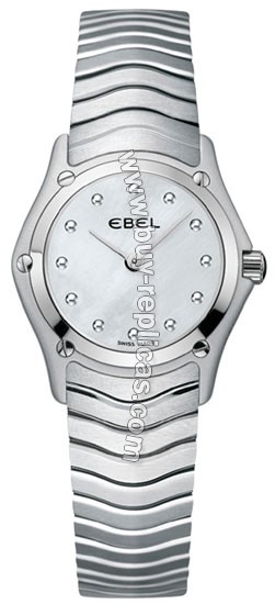 Ebel Classic Steel Mother-of-Pearl Mini Ladies Watch 1215420