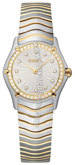 Ebel Classic 18kt Yellow Gold and Steel Diamond Mini Ladies Watch 1215263