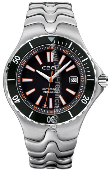 Ebel Sportwave Diver Automatic Black Mens Watch 1215461