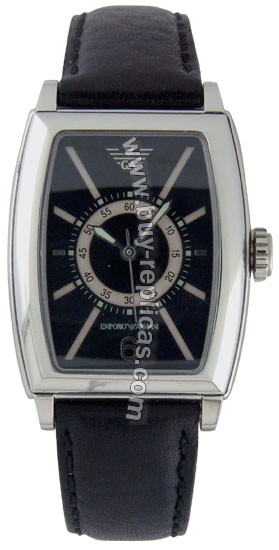 Emporio Armani Steel Black Ladies Watch Ar0910