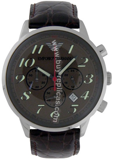 Emporio Armani Steel Brown Mens Watch Ar0623