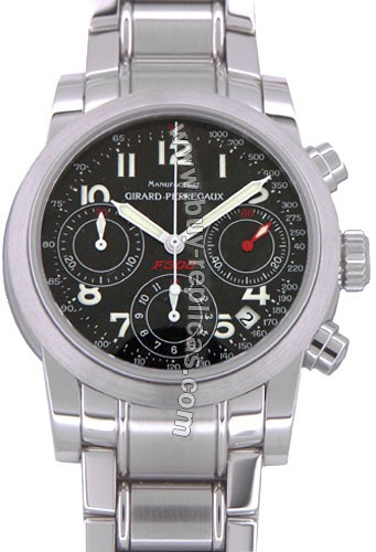 Girard Perragaux Ferrari Stainless Steel Mens Watch 80200.1.11.6656A