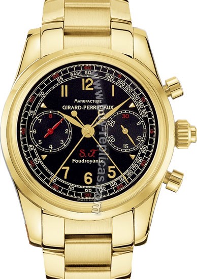 Girard Perragaux Ferrari 18kt Yellow Gold Mens Watch 90200.4.51.6446