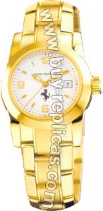 Girard Perragaux Ferrari 18kt Yellow Gold Ladies Watch 80400.4.51.714