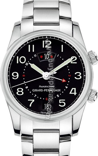 Girard Perragaux Classic Elegance Stainless Steel Mens Watch 49400.1.11.615