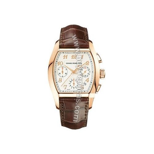 Girard Perregaux Richeville 18kt Rose Gold Chronograph Mens Watch 27650-0-52-1151