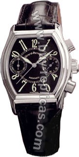 Girard Perragaux Richeville Stainless Steel Black Leather Unisex Watch 27500.0.11.6056A