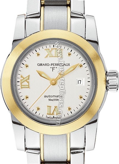 Girard Perragaux Collection Lady 18kt Yellow Gold And Stainless Steel Ladies Watch 80390.2.55.112