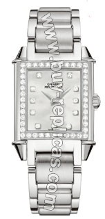 Girard Perragaux Vintage 1945 Diamond Stainless Steel Unisex Watch 02592D1A11.11B