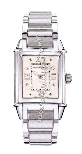 Girard Perragaux Vintage 1945 Diamond Stainless Steel Ladies Watch 25740.1.11.11M