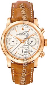 Girard Perragaux Sport Classique 18kt Rose Gold Brown Leather Mens Watch 80210.0.52.8118