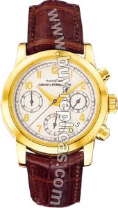 Girard Perragaux Sport Classique 18kt Yellow Gold Brown Leather Mens Watch 80210.0.51.8158B