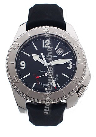 Girard Perragaux Seahawk II Stainless Steel Black Rubber Mens Watch 49900-0-11-6146