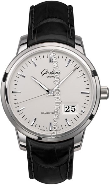 Glashutte Senator Panorama Date Mens Watch 39-42-04-22-04