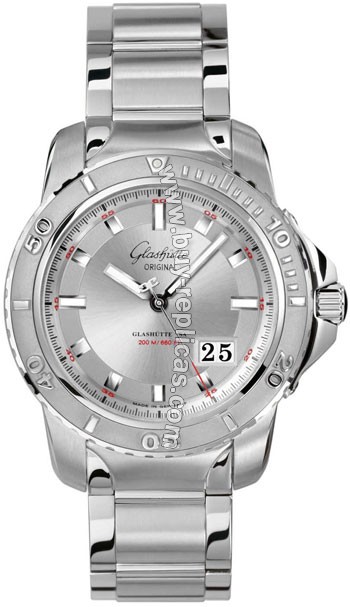 Glashutte Sport Evolution Panoramadatum Mens Watch 39-42-44-04-14